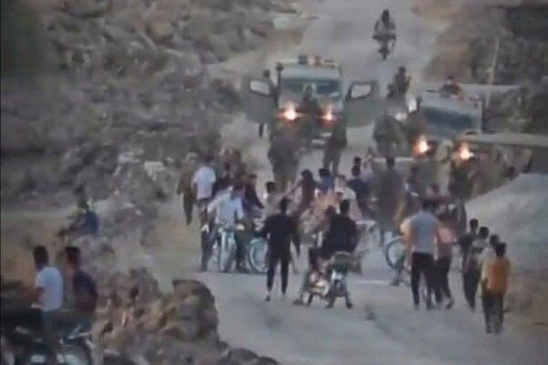 درگیری شدید جوانان سوری با نظامیان اسرائیلی