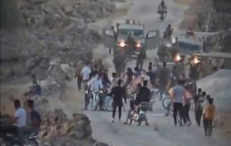 درگیری شدید جوانان سوری با نظامیان اسرائیلی