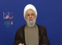 تعازی الشیخ نعیم قاسم فی استشهاد قائد هیئة الأرکان العامة للجیش الیمنی