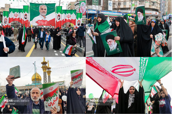 بزرگترین راهپیمایی انقلاب۴۷ ساله؛ ایستادگی و حماسه حضور


